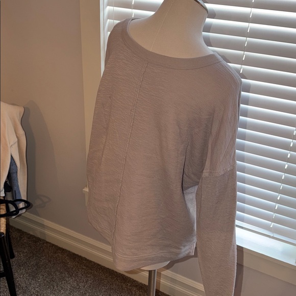 SO Women's Long Sleeve Beige Top - Picture 3 of 4